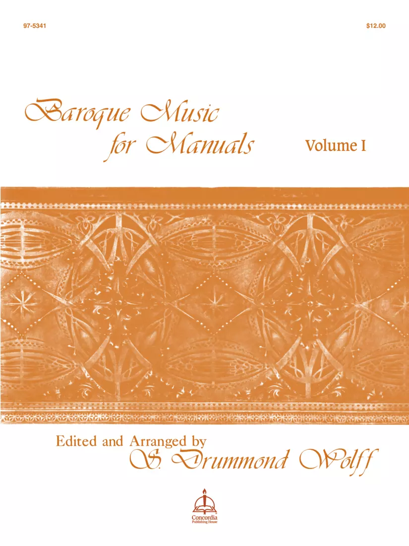 Baroque Music for Manuals, Vol. I - Albinoni/Wolff - Organ - Book