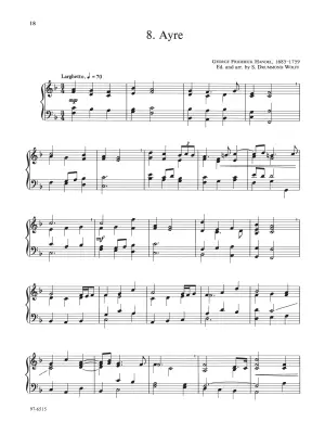 Baroque Music for Manuals, Vol. VI - Albinoni/Wolff - Organ - Book