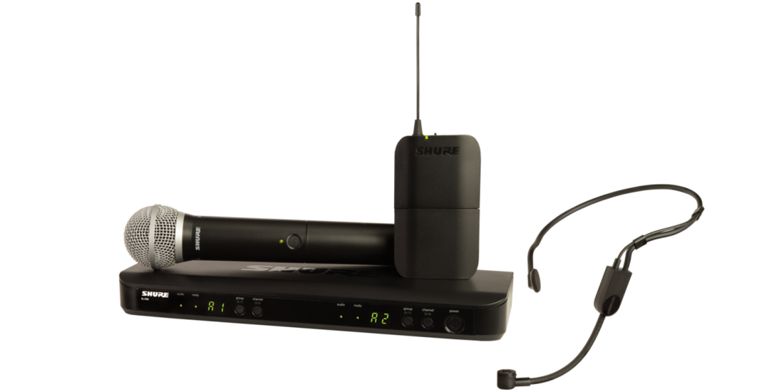 BLX1288/PGA31 Dual-Channel Combo Wireless System (J11: 596-616 MHz)