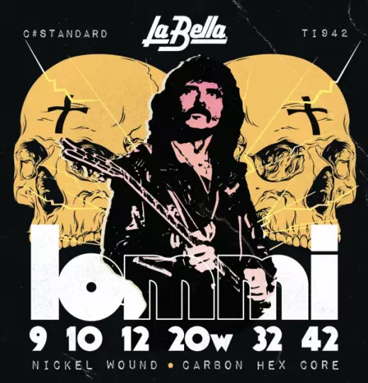La Bella - Tony Iommi Signature Electric Guitar Strings - C# Tuning (9-42)
