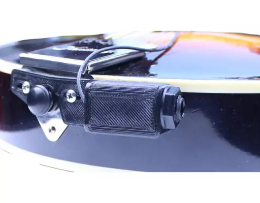 Mandolin Pickup with Neo Jack Assembly for Adjustable Bridges and Gibson Style Tailpieces