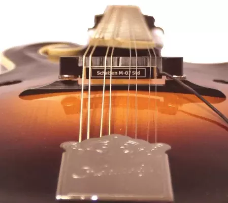 Mandolin Pickup with Neo Jack Assembly for Adjustable Bridges and Gibson Style Tailpieces