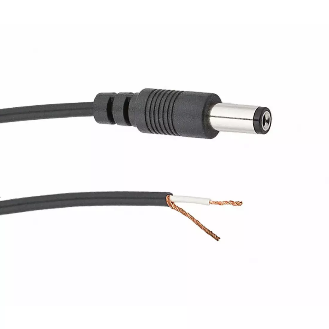 2.1mm Straight Barrel Connector Cable to Bare End - 36\'\'
