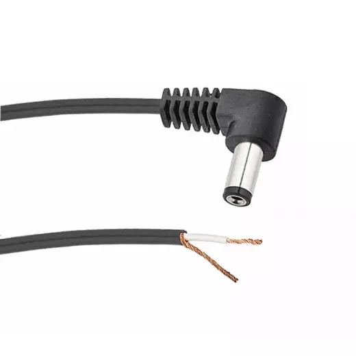 Voodoo Lab - 2.1mm Right-Angle Barrel Connector Cable to Bare End - 36