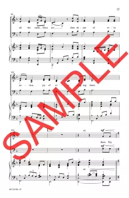 Glory to the Newborn King! - Larson - Vocal Score - SAB Accompanied
