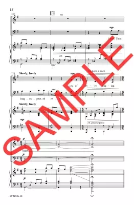 Glory to the Newborn King! - Larson - Vocal Score - SAB Accompanied