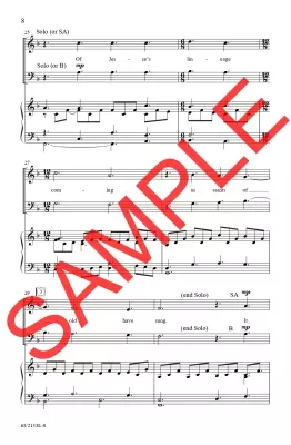 Glory to the Newborn King! - Larson - Vocal Score - SAB Accompanied