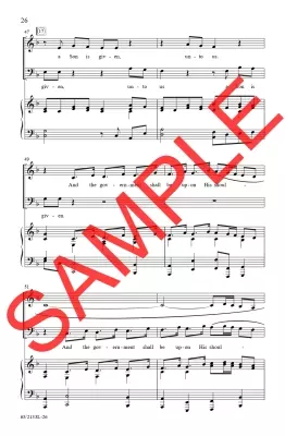 Glory to the Newborn King! - Larson - Vocal Score - SAB Accompanied