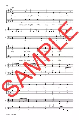 Glory to the Newborn King! - Larson - Vocal Score/CD - SATB Accompanied
