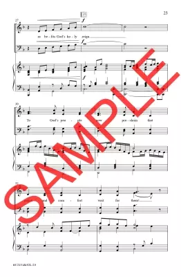 Glory to the Newborn King! - Larson - Vocal Score/CD - SATB Accompanied