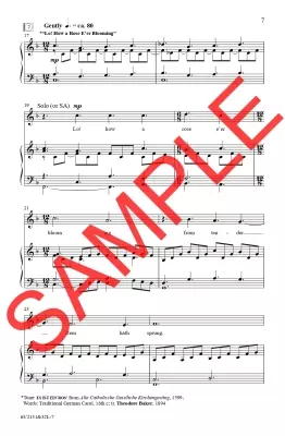Glory to the Newborn King! - Larson - Vocal Score/CD - SATB Accompanied