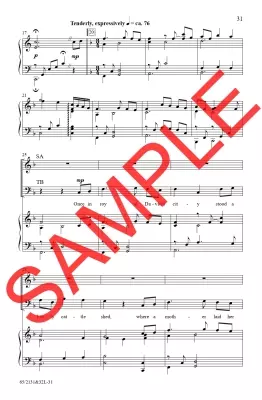 Glory to the Newborn King! - Larson - Vocal Score - SATB Accompanied