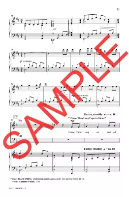 Glory to the Newborn King! - Larson - Vocal Score - SATB Accompanied