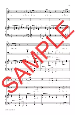Glory to the Newborn King! - Larson - Vocal Score - SATB Accompanied