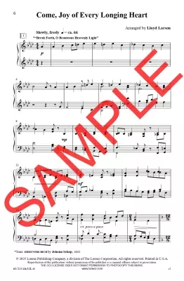 Glory to the Newborn King! - Larson - Vocal Score - SATB Accompanied
