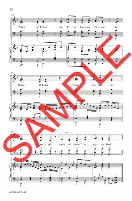 Glory to the Newborn King! - Larson - Vocal Score - SATB Accompanied