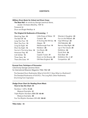 Stone Rudiments - Lawrence - Snare Drum - Book