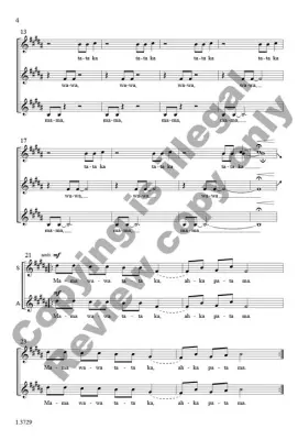 Mama Wawa - Myin - Choral Octavo - SSA A Cappella