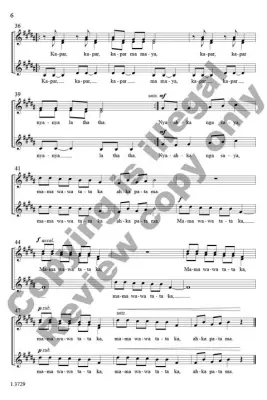 Mama Wawa - Myin - Choral Octavo - SSA A Cappella
