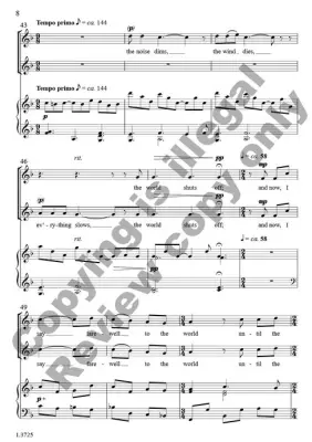 Night - Luengen - Choral Octavo - 2-Pt Accompanied