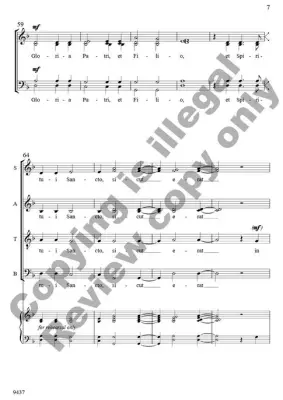 Nunc Dimittis - Smith - Choral Octavo - SATB A Cappella