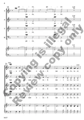 Nunc Dimittis - Smith - Choral Octavo - SATB A Cappella
