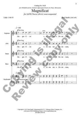 Magnificat - Smith - Choral Octavo - SATB A Cappella