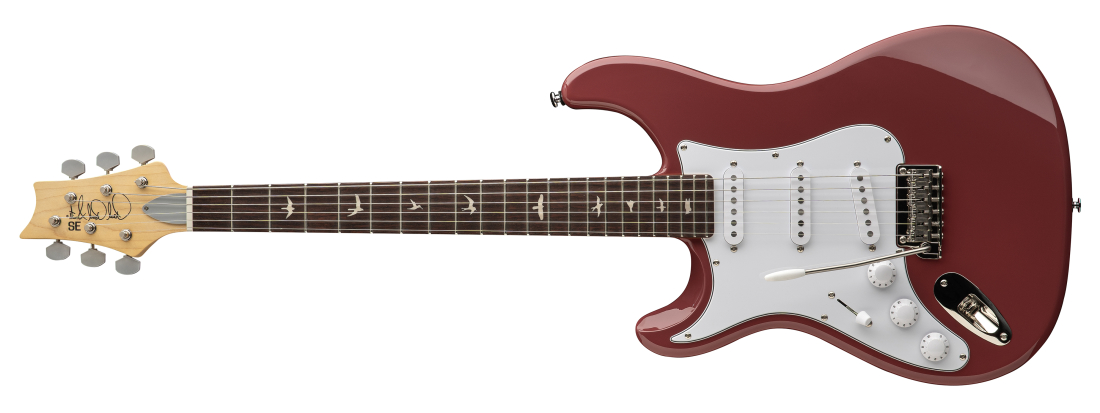 John Mayer Silver Sky SE Rosewood Electric Guitar with Gigbag - Derby Red (Left Handed)