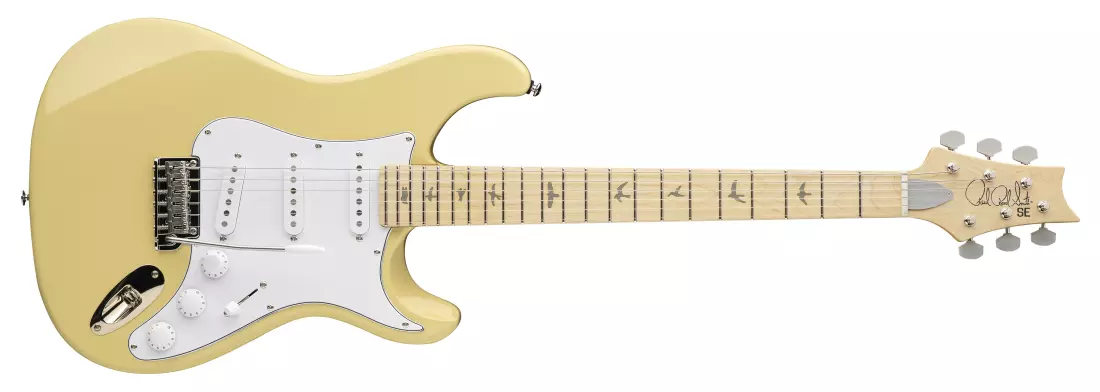 John Mayer Silver Sky SE Maple Electric Guitar with Gigbag - Moon White