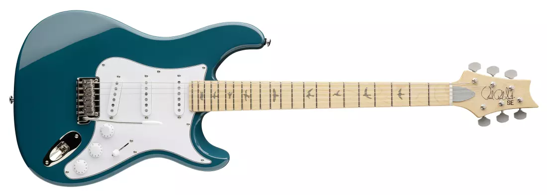 John Mayer Silver Sky SE Maple Electric Guitar with Gigbag - Nylon Blue