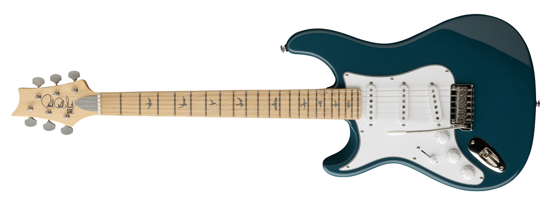 John Mayer Silver Sky SE Maple Electric Guitar with Gigbag - Nylon Blue (Left Handed)