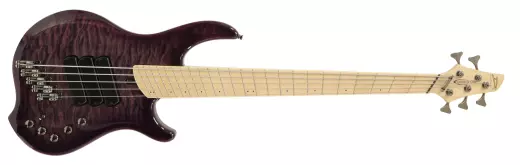 Dingwall Guitars - Combustion 5-String Bass with Quilted Maple Top - Ultraviolet