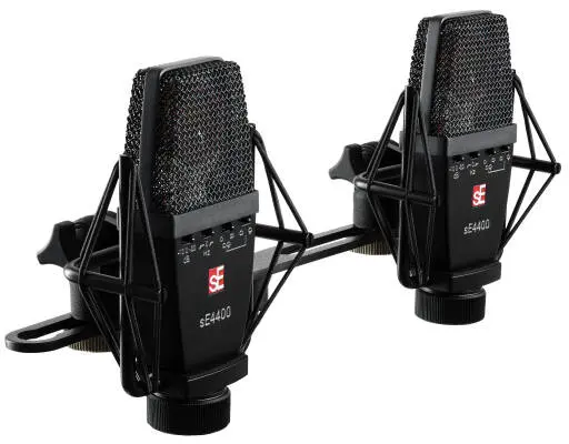 sE Electronics - Matched Pair of SE4400As w/Bar & Shockmounts