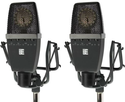 sE Electronics - Matched Pair of SE4400As w/Bar & Shockmounts