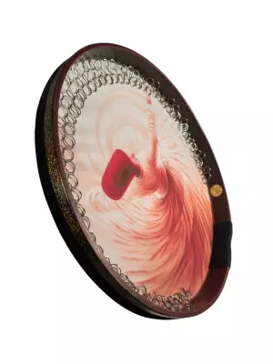 Small DAF Frame Drum with Carrying Bag - Twirling Dervish