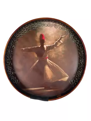 Medium DAF Frame Drum with Carrying Bag - Dervish