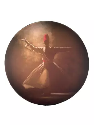 Kiavash Music - Medium DAF Frame Drum with Carrying Bag - Dervish