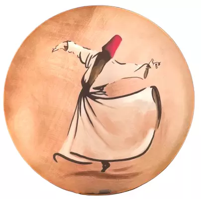Kiavash Music - Small DAF Frame Drum with Carrying Bag - Dancing Dervish