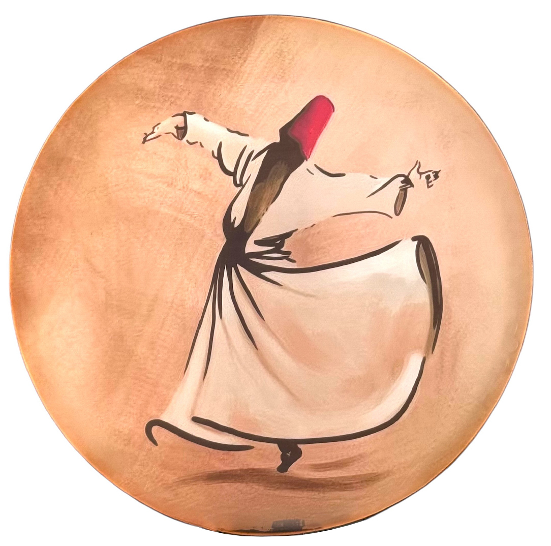 Medium DAF Frame Drum with Carrying Bag - Dancing Dervish