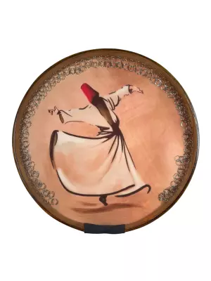Medium DAF Frame Drum with Carrying Bag - Dancing Dervish