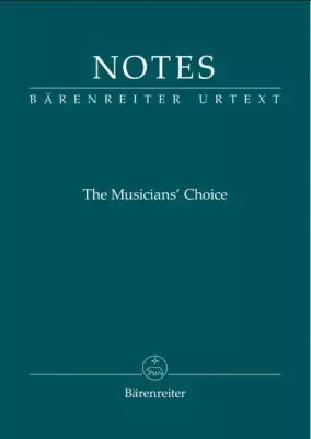 Baerenreiter Verlag - Notes: The Musicians Choice - Mini Notebook - Smetana Bottle-Green