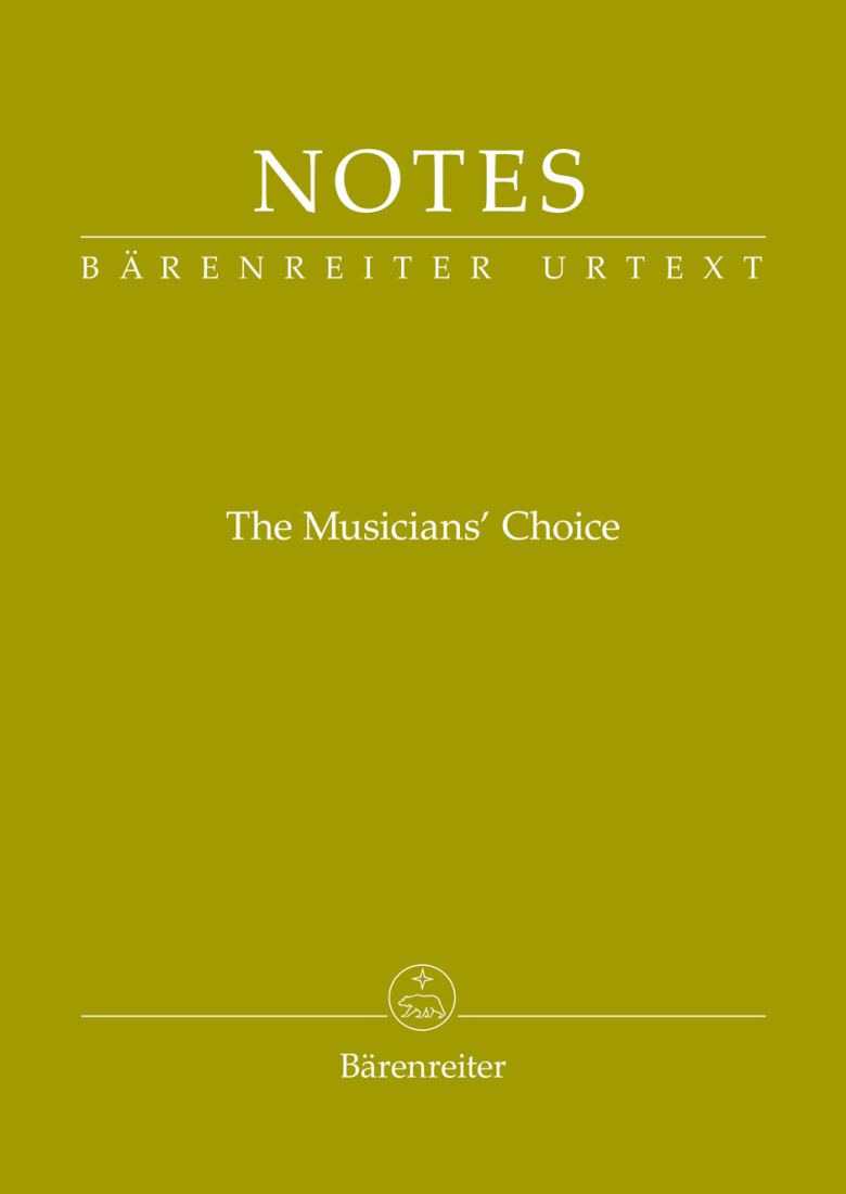 Notes: The Musician\'s Choice - Mini Notebook - Brahms Olive-Green