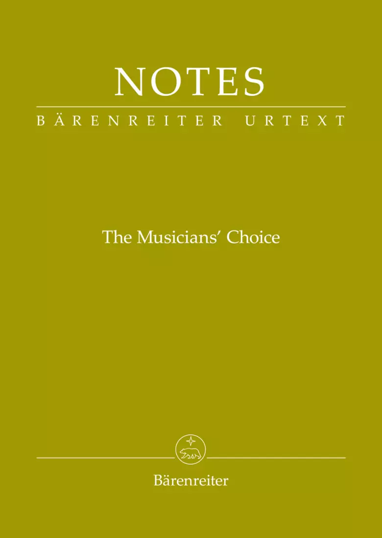 Notes: The Musician\'s Choice - Mini Notebook - Brahms Olive-Green