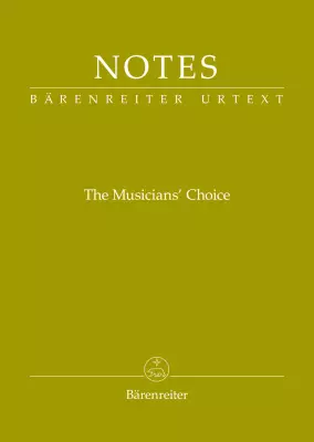 Baerenreiter Verlag - Notes: The Musicians Choice - Mini Notebook - Brahms Olive-Green
