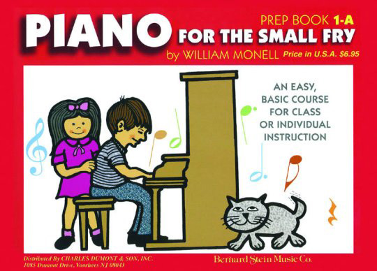 Piano For The Small Fry - Prep 1A - Monell - Book - Piano