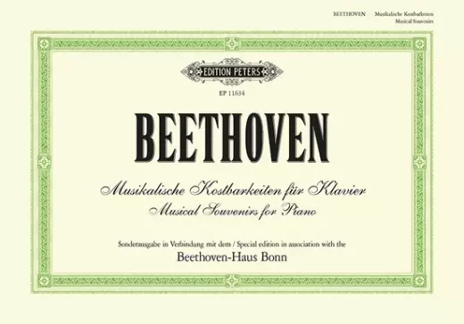 C.F. Peters Corporation - Beethoven: Musical Souvenirs for Piano - Beethoven - Book - Piano
