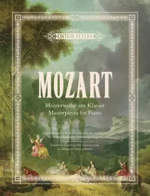 C.F. Peters Corporation - Mozart: Masterpieces for Piano - Mozart - Book - Piano