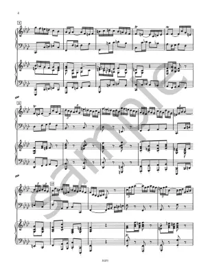 Concerto for Harpsichord No. 5 in F minor, BWV.1056 - Bach/Schulze/Schubert - Book - Piano (2 Pianos, 4 Hands)