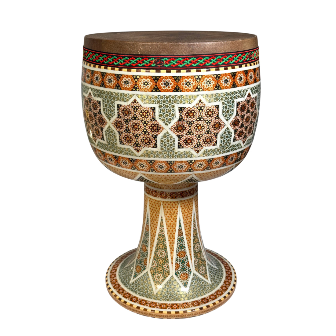 Khatam Kari Walnut Tonbak - 28 cm