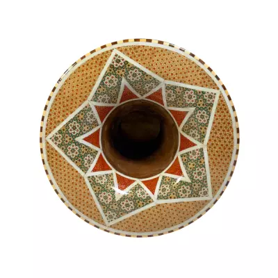 Khatam Kari Walnut Tonbak - 28 cm